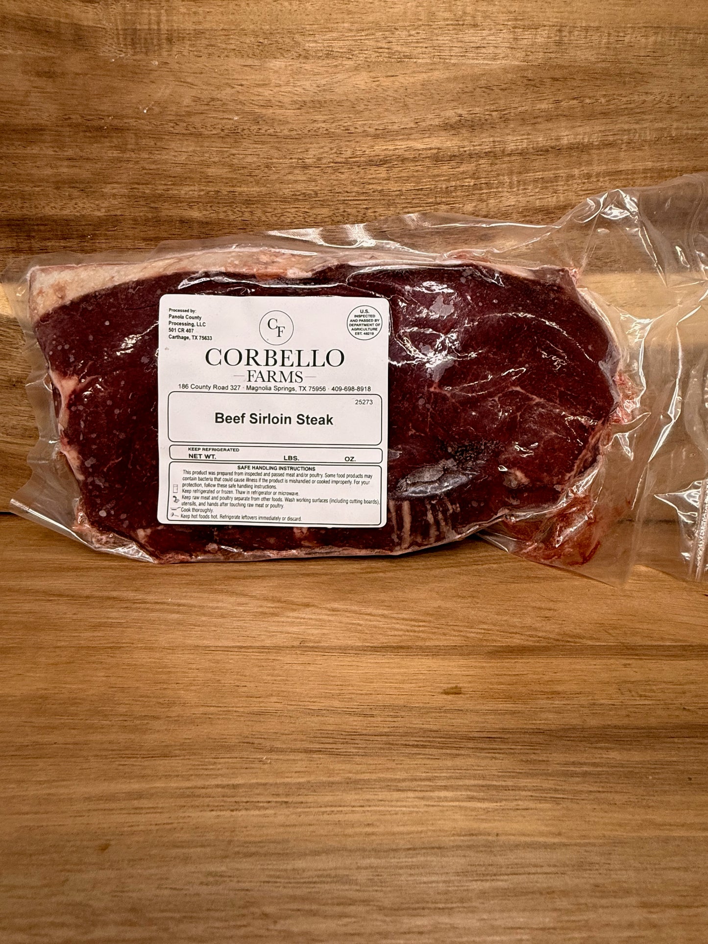 Beef Boneless Sirloin Steak